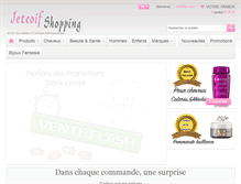 Tablet Screenshot of jetcoif-shopping.com
